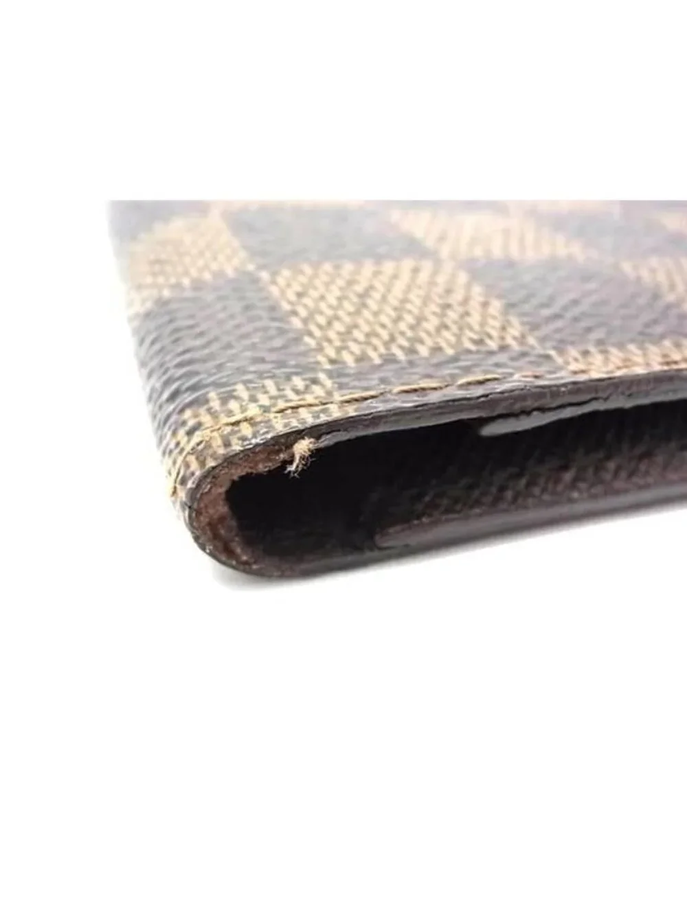 Louis Vuitton Notebook Cover Damier Agenda Posh Brown Leather